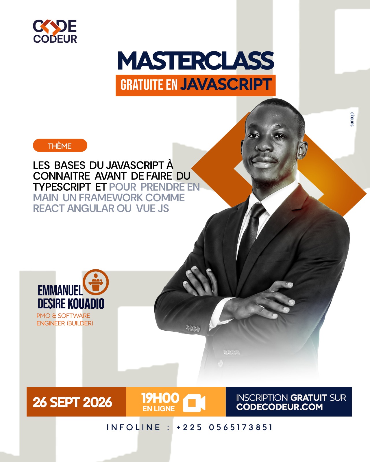 Masterclass gratuite en JavaScript